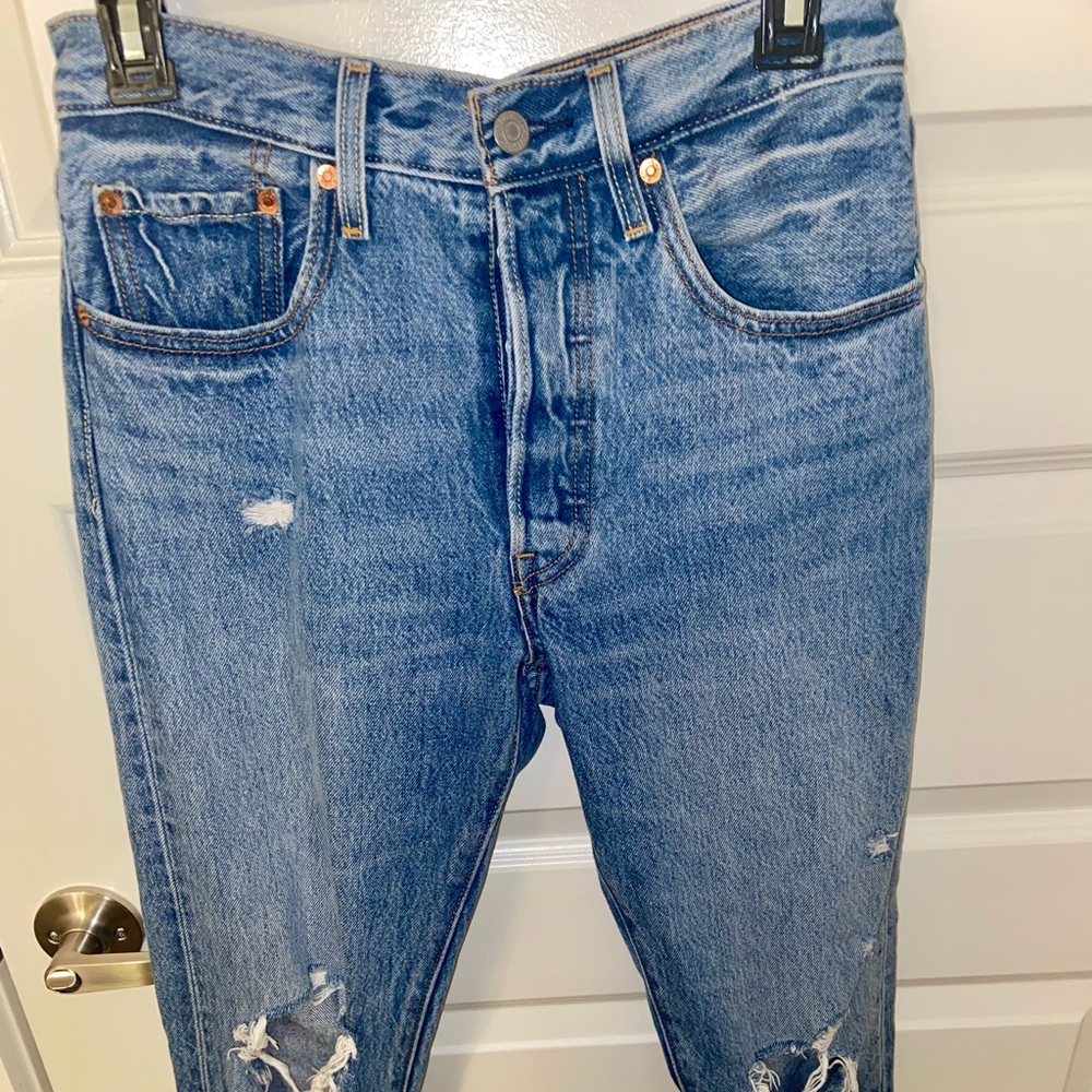 Levi 501 straight leg jeans